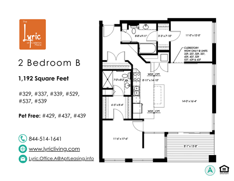 a floor plan of 2 bedroom b apartment